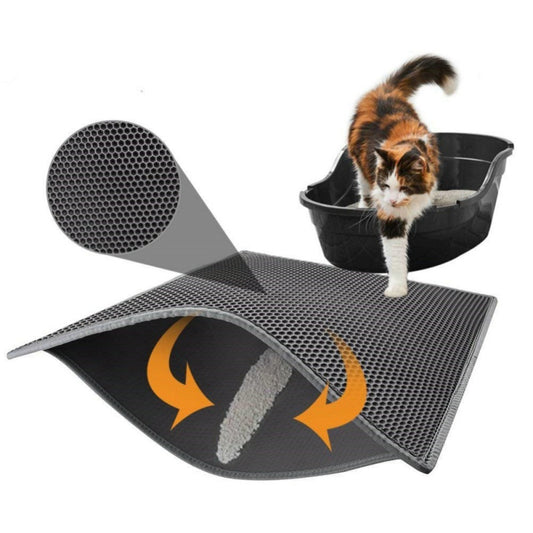 Waterproof Honeycomb Cat Litter Mat - ANIMOURPETS
